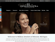 Tablet Screenshot of milkins.com